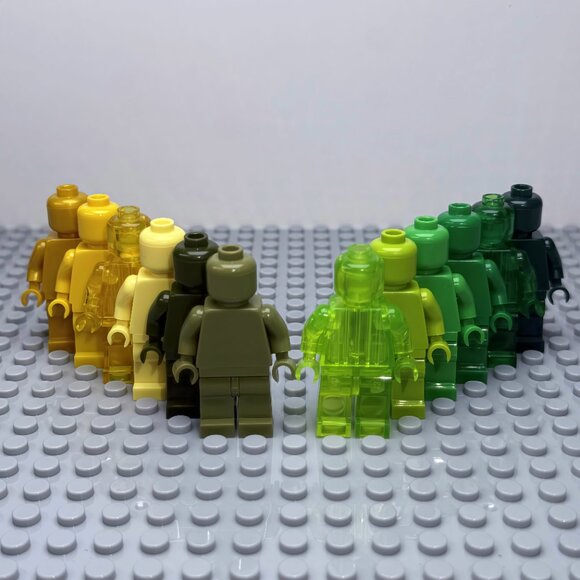 Monochrome Colorful Custom Minifigures Lot of 45 - Picture 5 of 7
